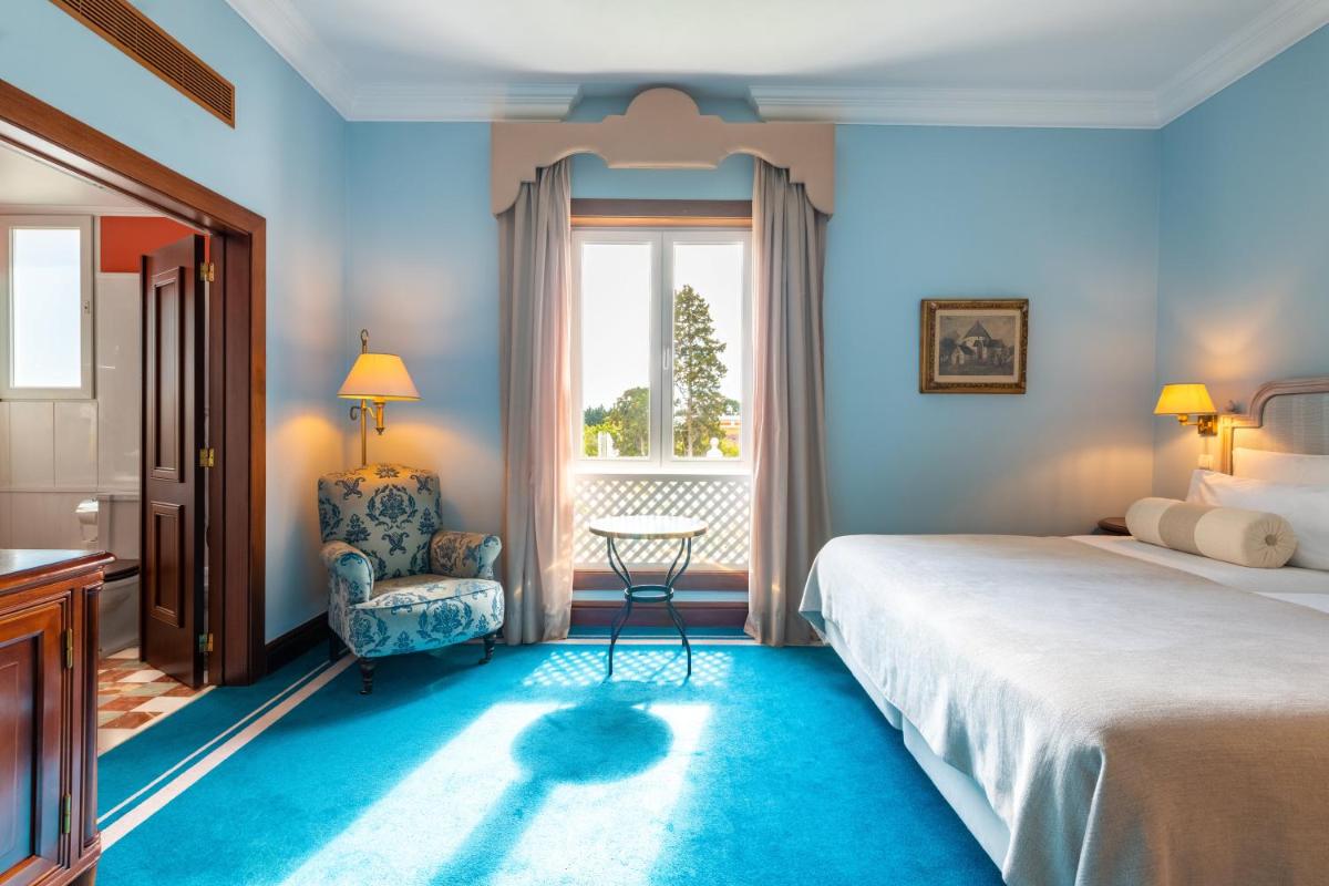 Uma cama ou camas num quarto em Pestana Palace Lisboa Hotel & National Monument - The Leading Hotels of the World