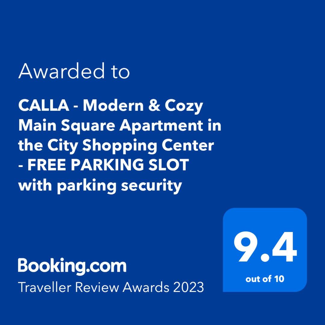 CALLA - Modern & Cozy Main Square Apartment in the City Shopping Center - PARKING SLOT with parking security - Housity