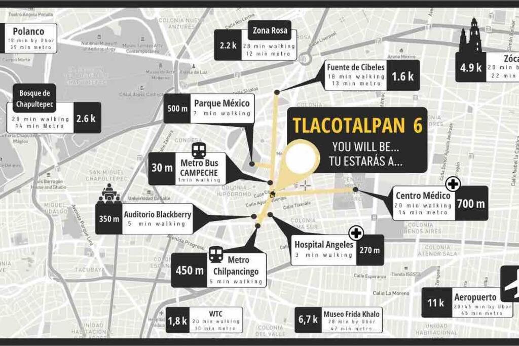 Tu casa en Roma Norte., depa acogedor de 100 m2, Ven a disfrutar! - Housity