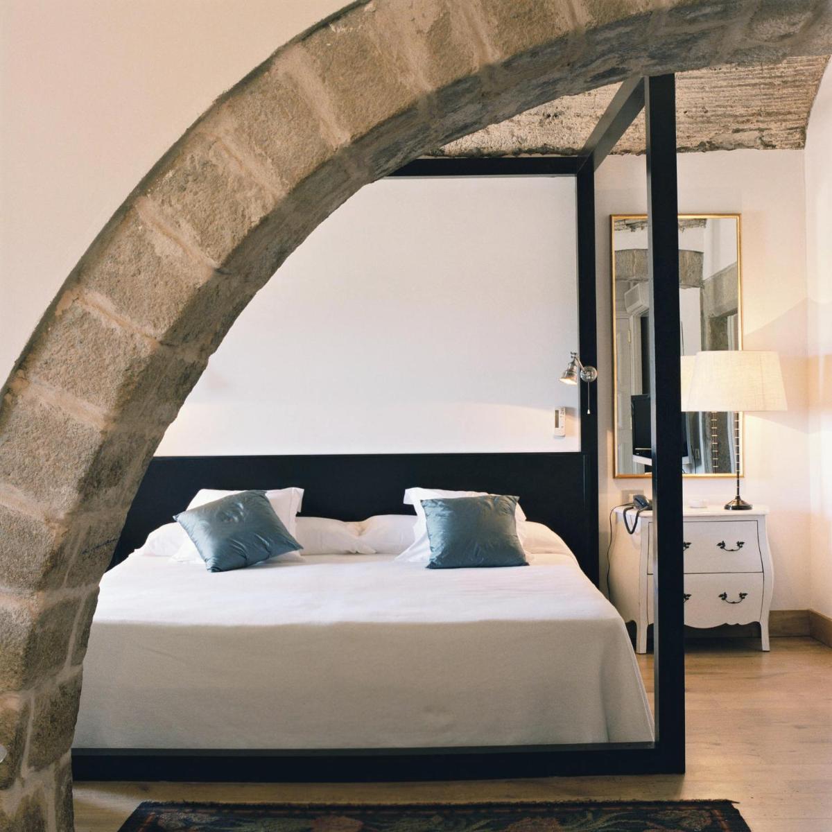 Cama o camas de una habitación en Hotel La Malcontenta