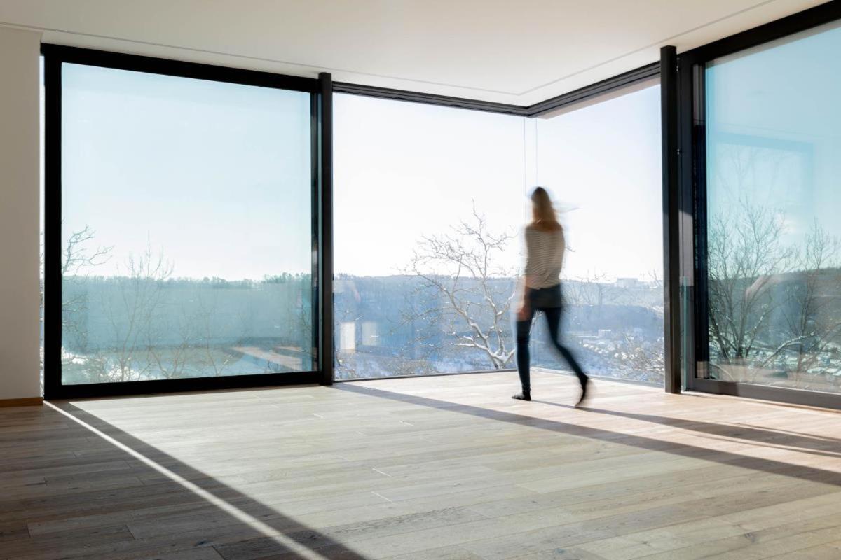 Mitten im Nirgendwo taucht es auf einmal auf - Ein repräsentativer Bau - Penthouse Garnberg I - Housity