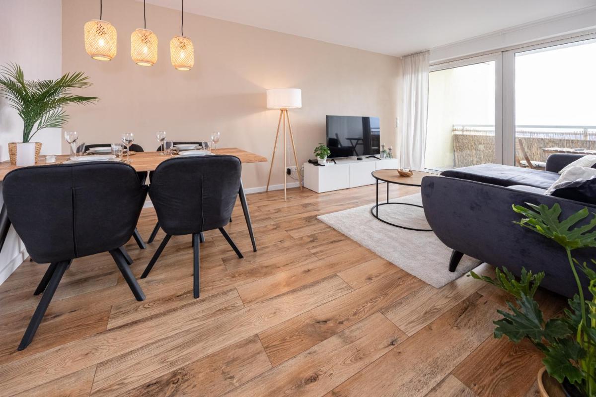 Moderne 2-Zimmer-Wohnung mit atemberaubender Skyline Aussicht auf Frankfurt! - Housity