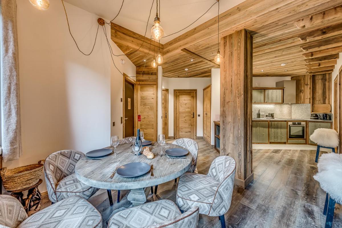 Cuisine ou kitchenette dans l'établissement Hotel & Spa Le Val d'Isère