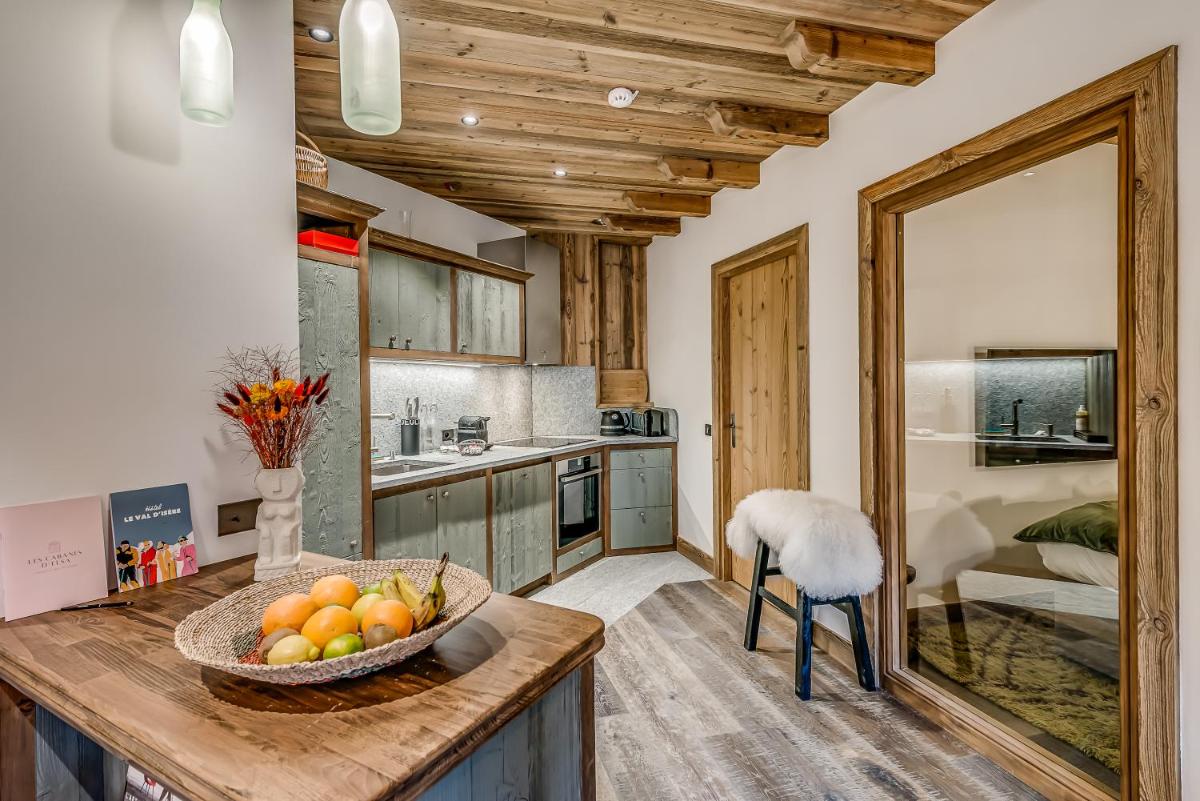 Cuisine ou kitchenette dans l'établissement Hotel & Spa Le Val d'Isère