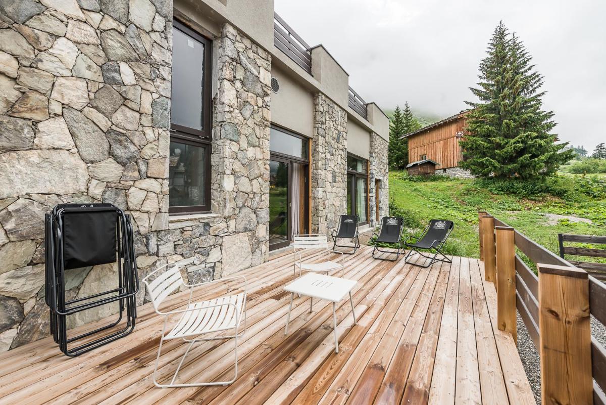 Jardin de l'établissement Hotel & Spa Le Val d'Isère