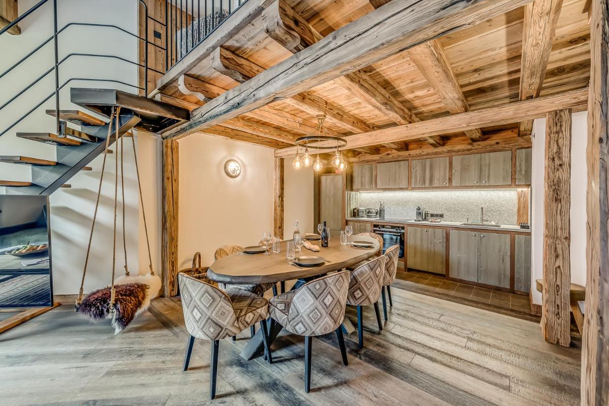 Cuisine ou kitchenette dans l'établissement Hotel & Spa Le Val d'Isère