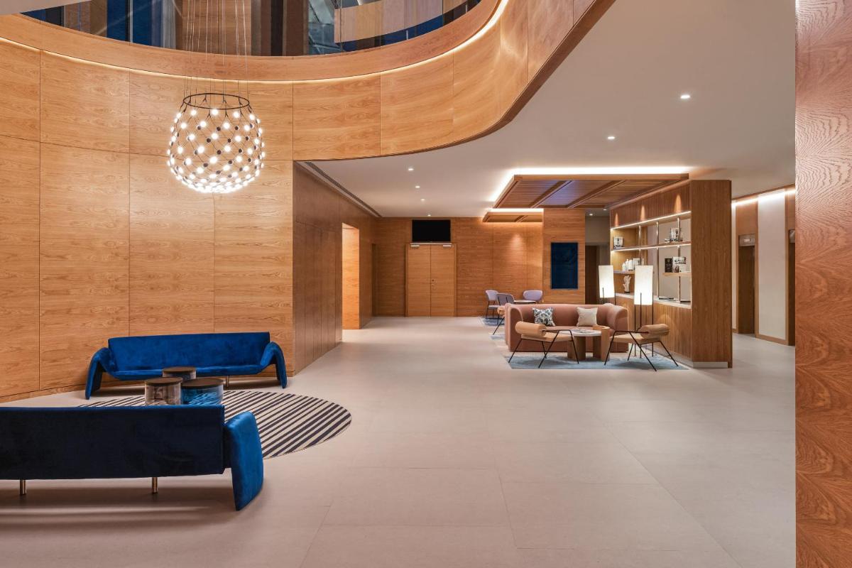 Uma área de estar em Hyatt Regency Lisbon
