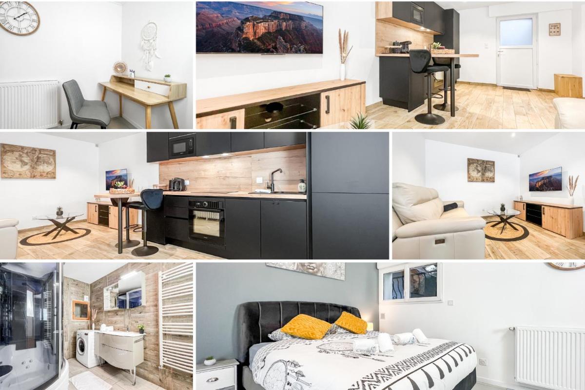 HOMEY ETHAN - Free Parking - Terrasse privée - Wifi et Netflix - Jacuzzi - Housity