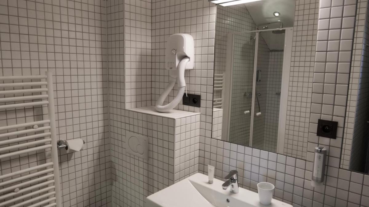 Salle de bains dans l'établissement Le Faucigny - Hotel de Charme & SPA