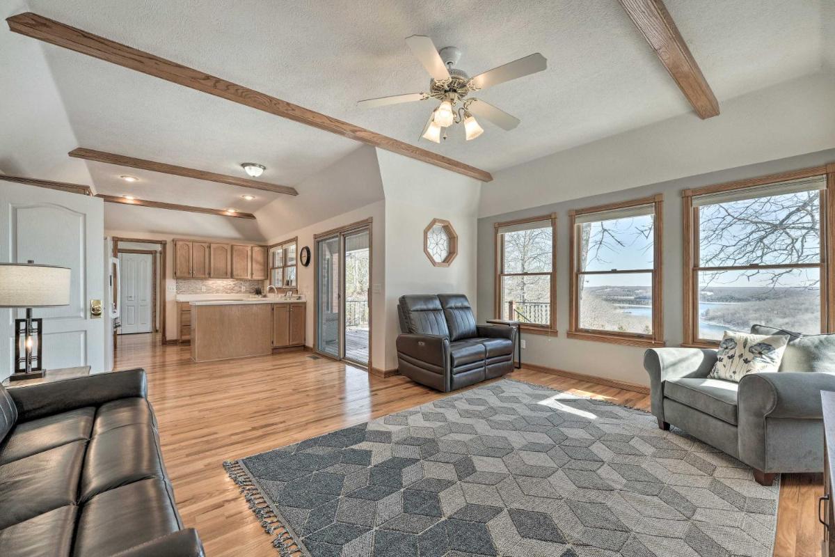 Lake-View Retreat with Fire Pit in Mountain Home! - Housity