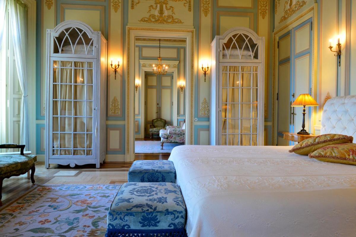 Uma cama ou camas num quarto em Pestana Palace Lisboa Hotel & National Monument - The Leading Hotels of the World