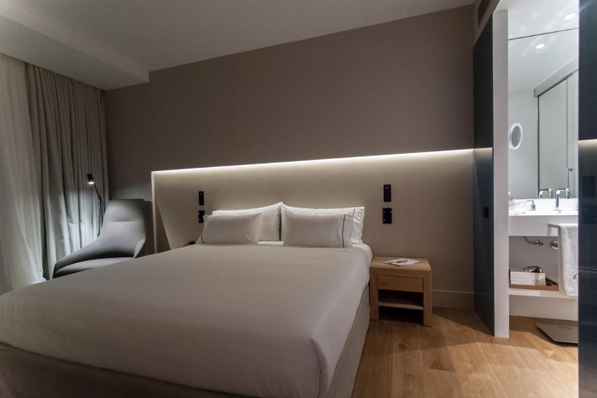 Cama o camas de una habitación en Hotel Sorli Emocions
