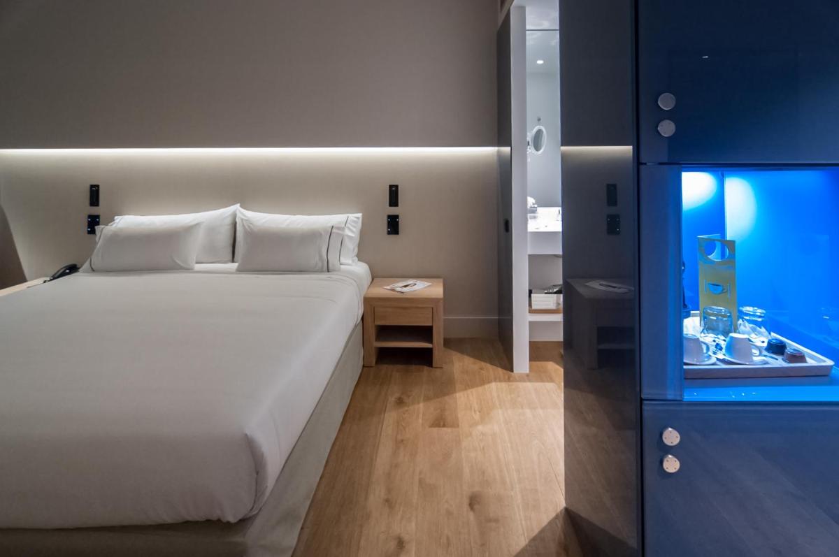 Cama o camas de una habitación en Hotel Sorli Emocions