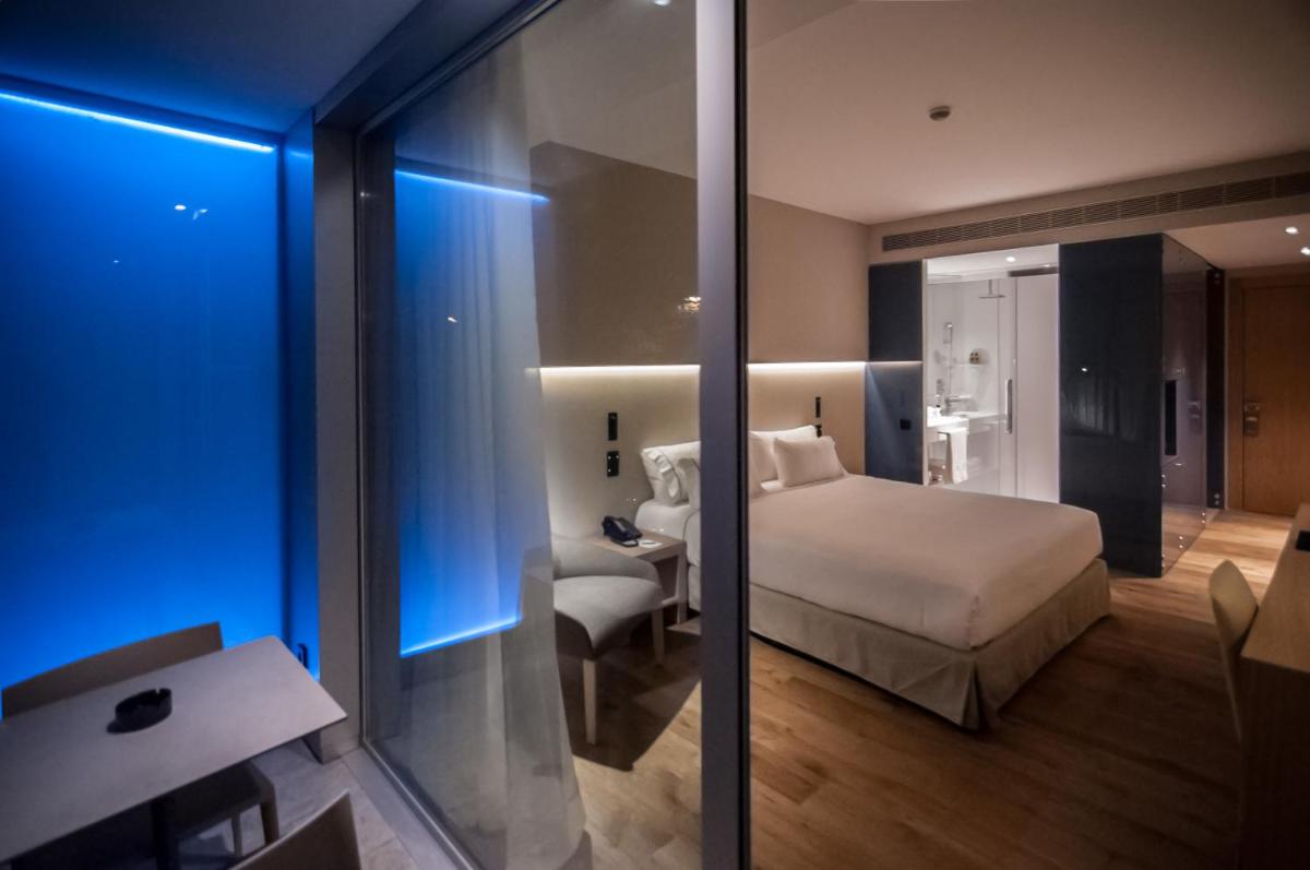 Cama o camas de una habitación en Hotel Sorli Emocions