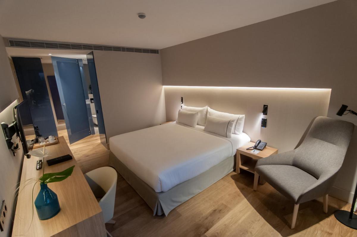 Cama o camas de una habitación en Hotel Sorli Emocions