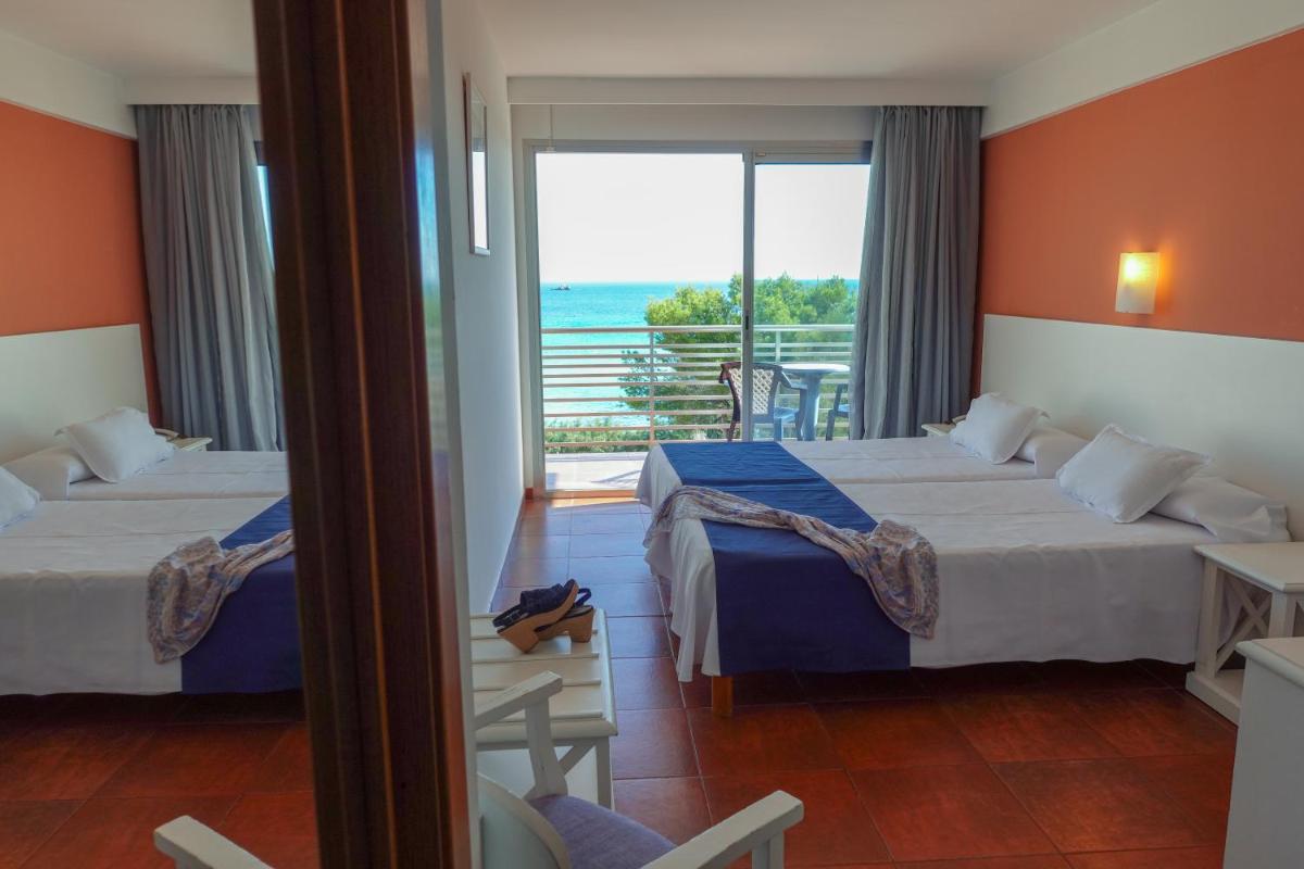 Cama o camas de una habitación en Hotel Na Forana