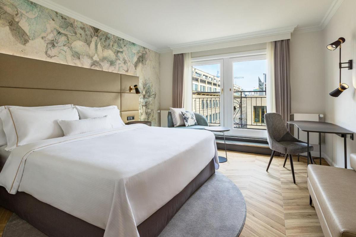 Ein Bett oder Betten in einem Zimmer der Unterkunft The Westin Grand Berlin
