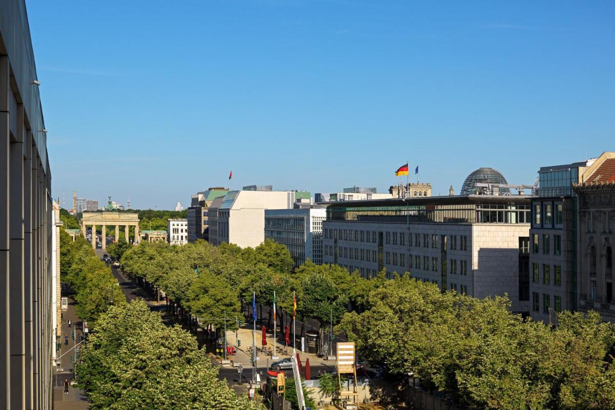 Ein allgemeiner Blick auf Berlin oder ein Stadtblick von des Hotels aus