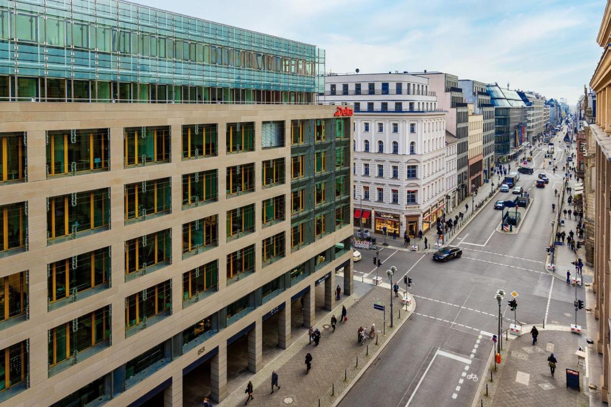 Ein allgemeiner Blick auf Berlin oder ein Stadtblick von des Hotels aus