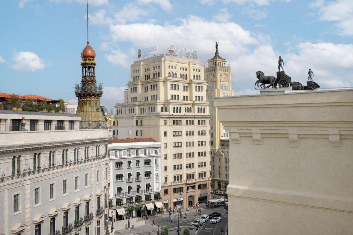 Vista general de Madrid o vista desde el hotel