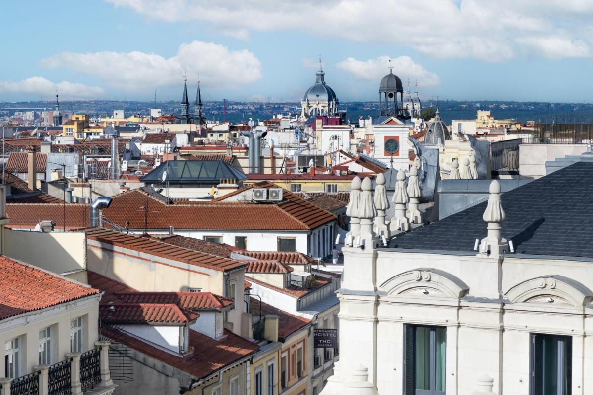 Vista general de Madrid o vista desde el hotel