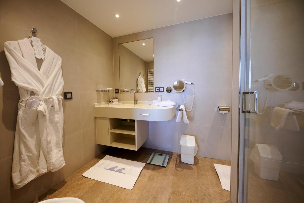 Ein Badezimmer in der Unterkunft Badhotel Sternhagen