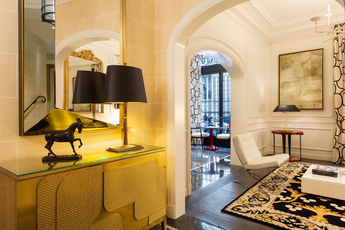 Coin salon dans l'établissement Hôtel Keppler