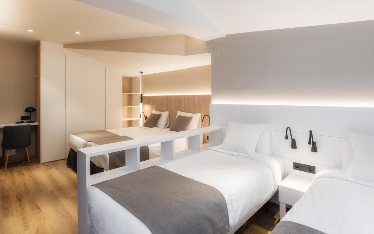 Cama o camas de una habitación en Hotel Montarto