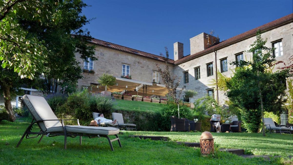 Jardín al aire libre en A Quinta Da Auga Hotel Spa Relais & Chateaux
