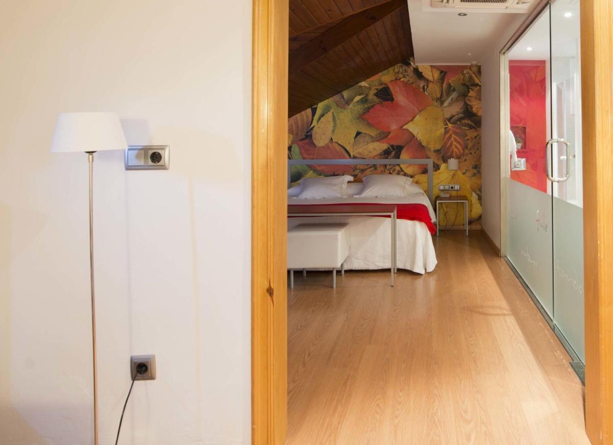 Cama o camas de una habitación en Hotel Restaurant Pessets & SPA