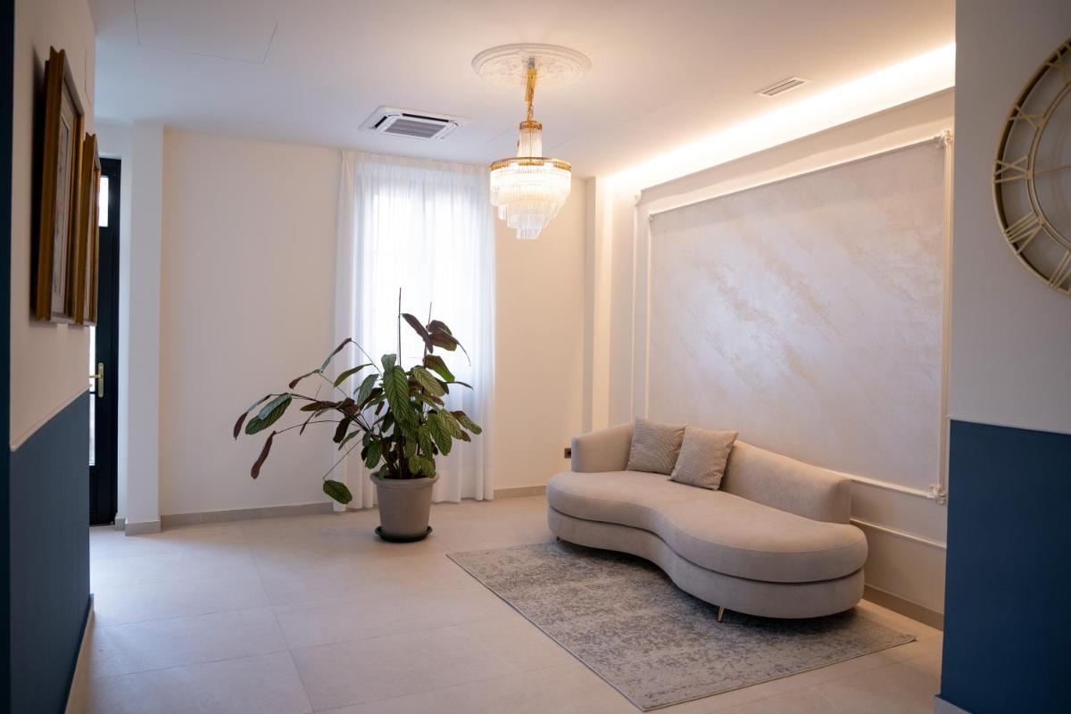 Zona de estar de Hotel Boutique Las Indianas