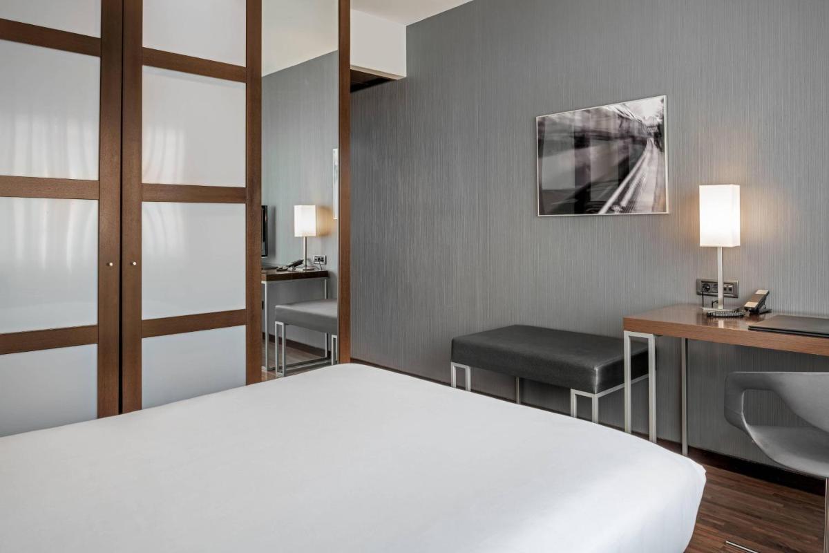 Cama o camas de una habitación en AC Hotel San Sebastián de los Reyes by Marriott