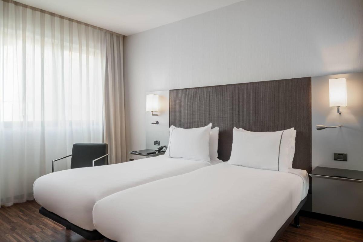 Cama o camas de una habitación en AC Hotel San Sebastián de los Reyes by Marriott