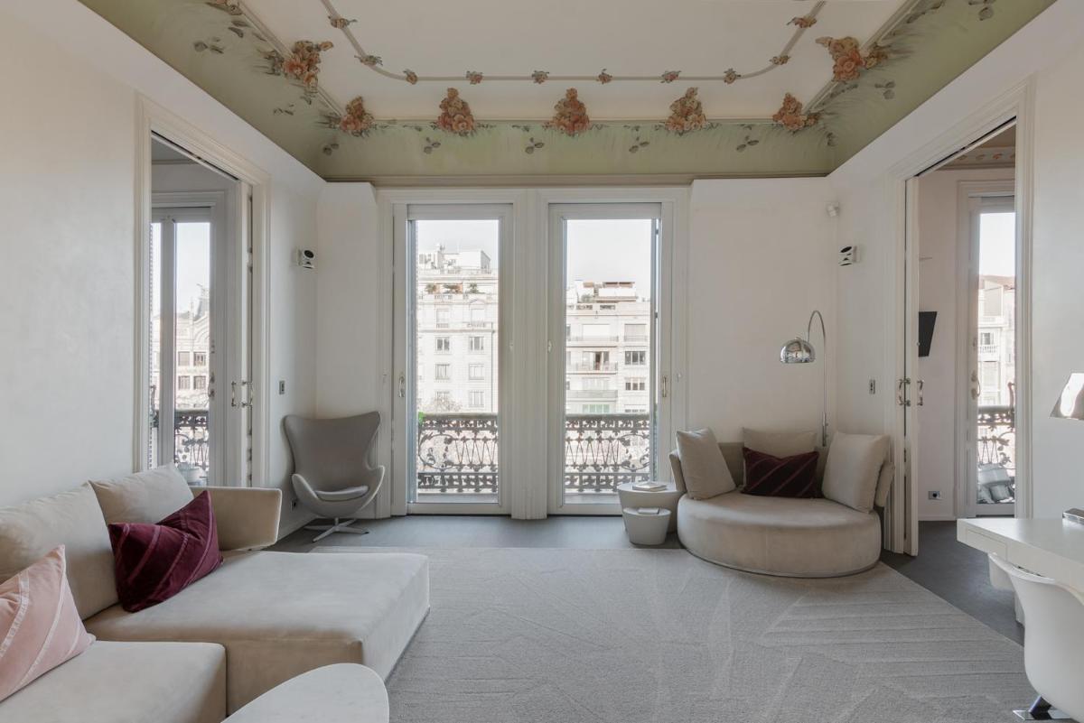 Zona de estar de El Palauet Royal Suites