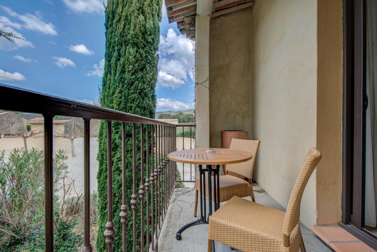 Balcon ou terrasse dans l'établissement Hotel Bastide & SPA - Villa de Lourmarin