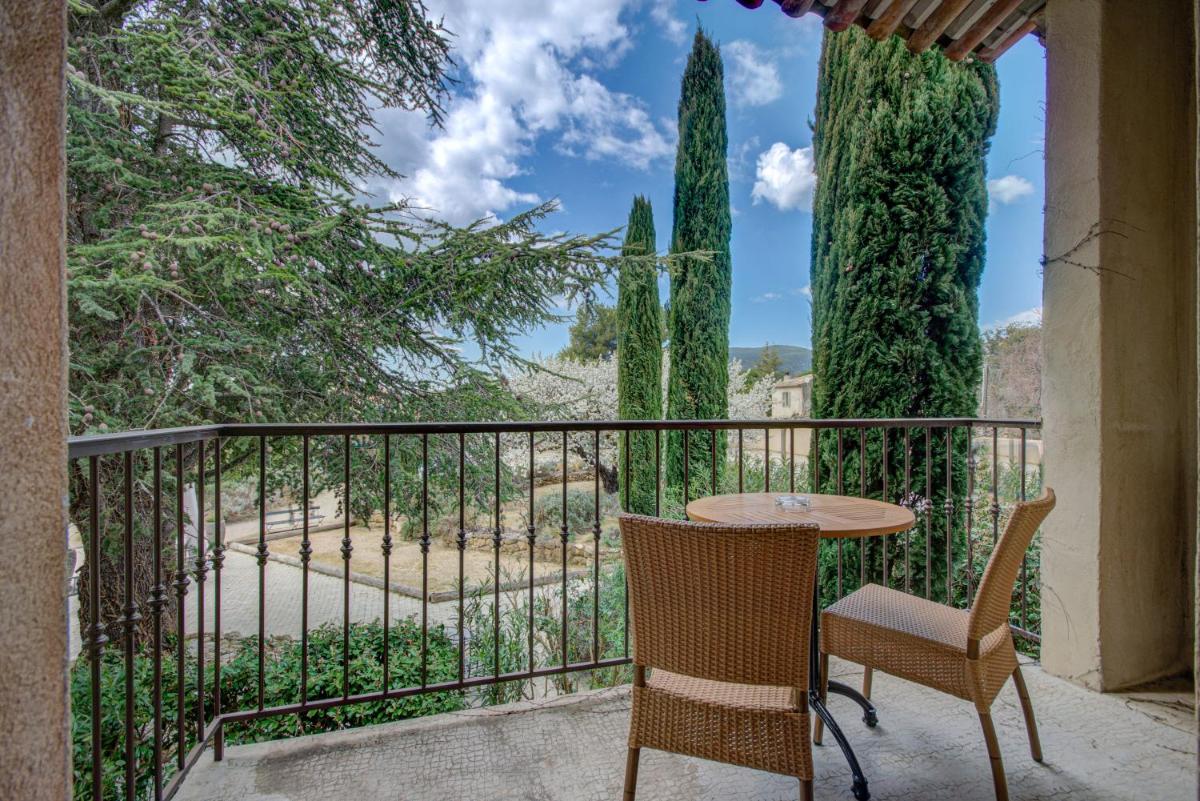 Balcon ou terrasse dans l'établissement Hotel Bastide & SPA - Villa de Lourmarin