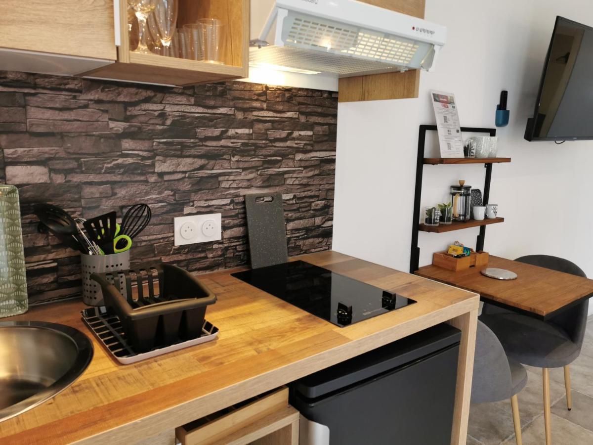 Cuisine ou kitchenette dans l'établissement Les Terrasses de Saumur - Hôtel & Appartements - Restaurant & Spa (Logis)