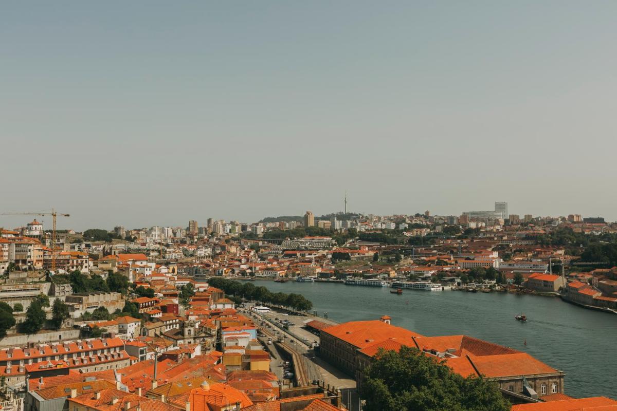 Uma vista geral de Porto ou a vista da cidade a partir do hotel