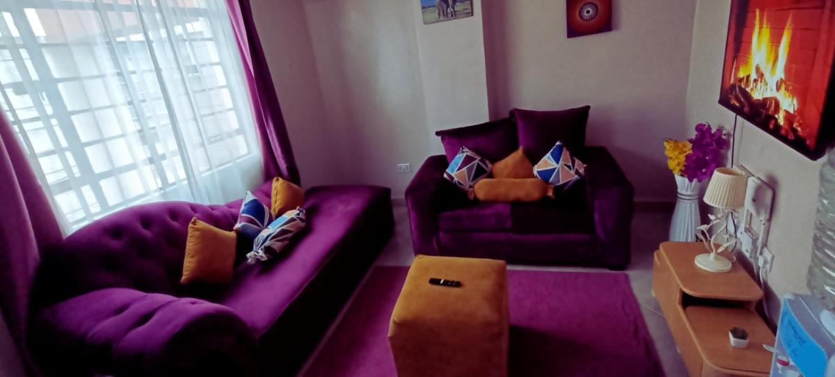 The Purple Gem Airbnb -South B- Oak South Apartments - Hizvo