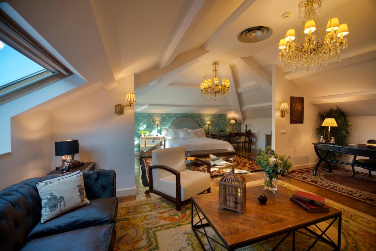Zona de estar de A Quinta Da Auga Hotel Spa Relais & Chateaux