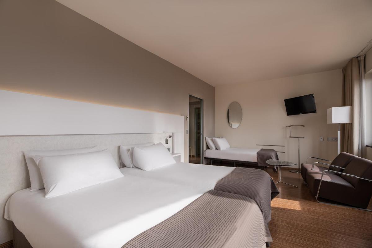 Cama o camas de una habitación en Eurostars Vía de la Plata