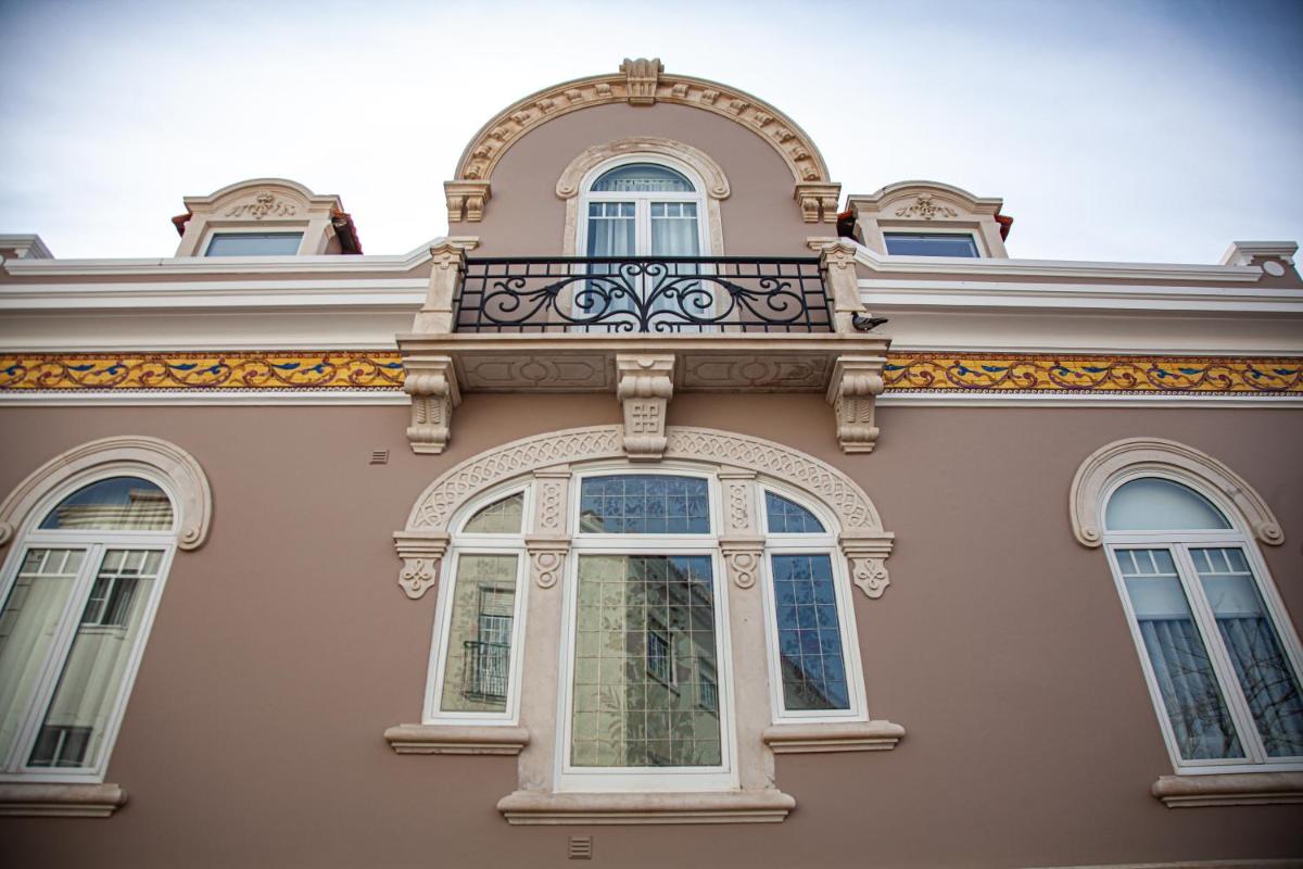O edifício onde o hotel está situado