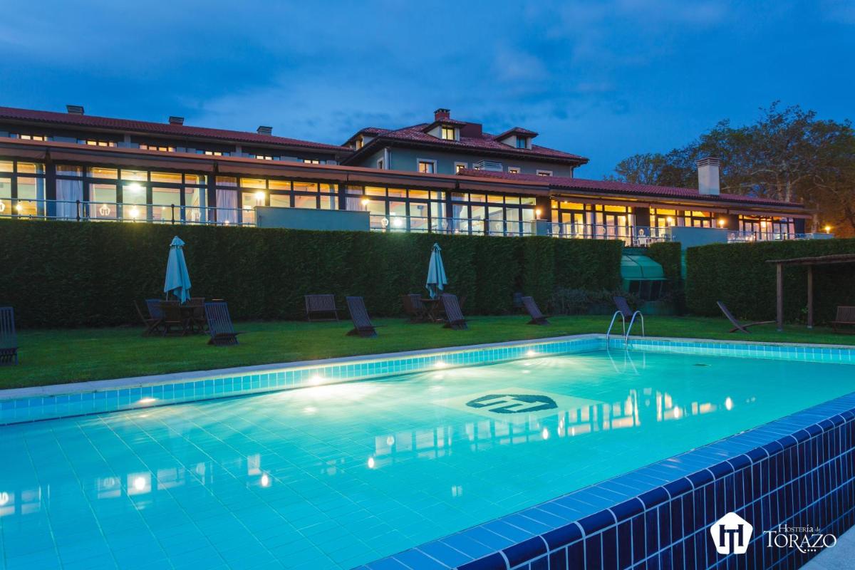 Piscina en o cerca de Hosteria de Torazo Nature Hotel & Spa