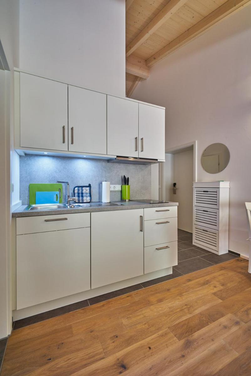 Küche/Küchenzeile in der Unterkunft Alb Appartements