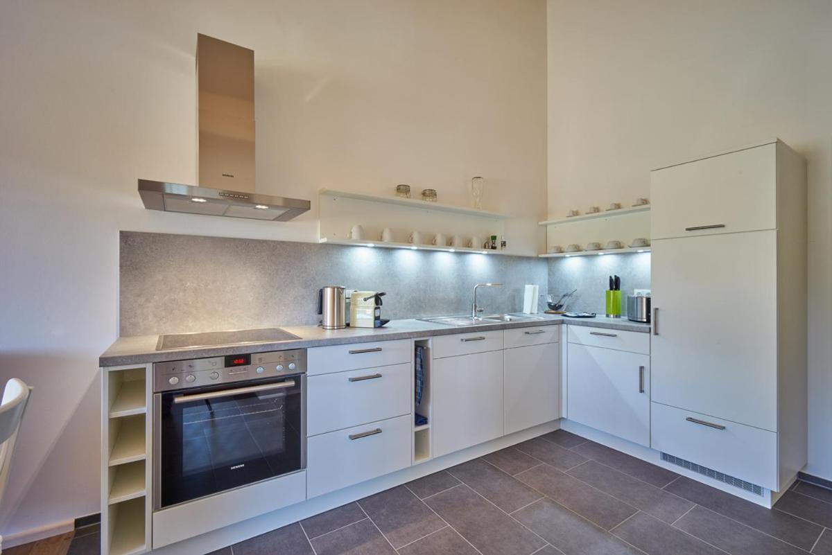 Küche/Küchenzeile in der Unterkunft Alb Appartements