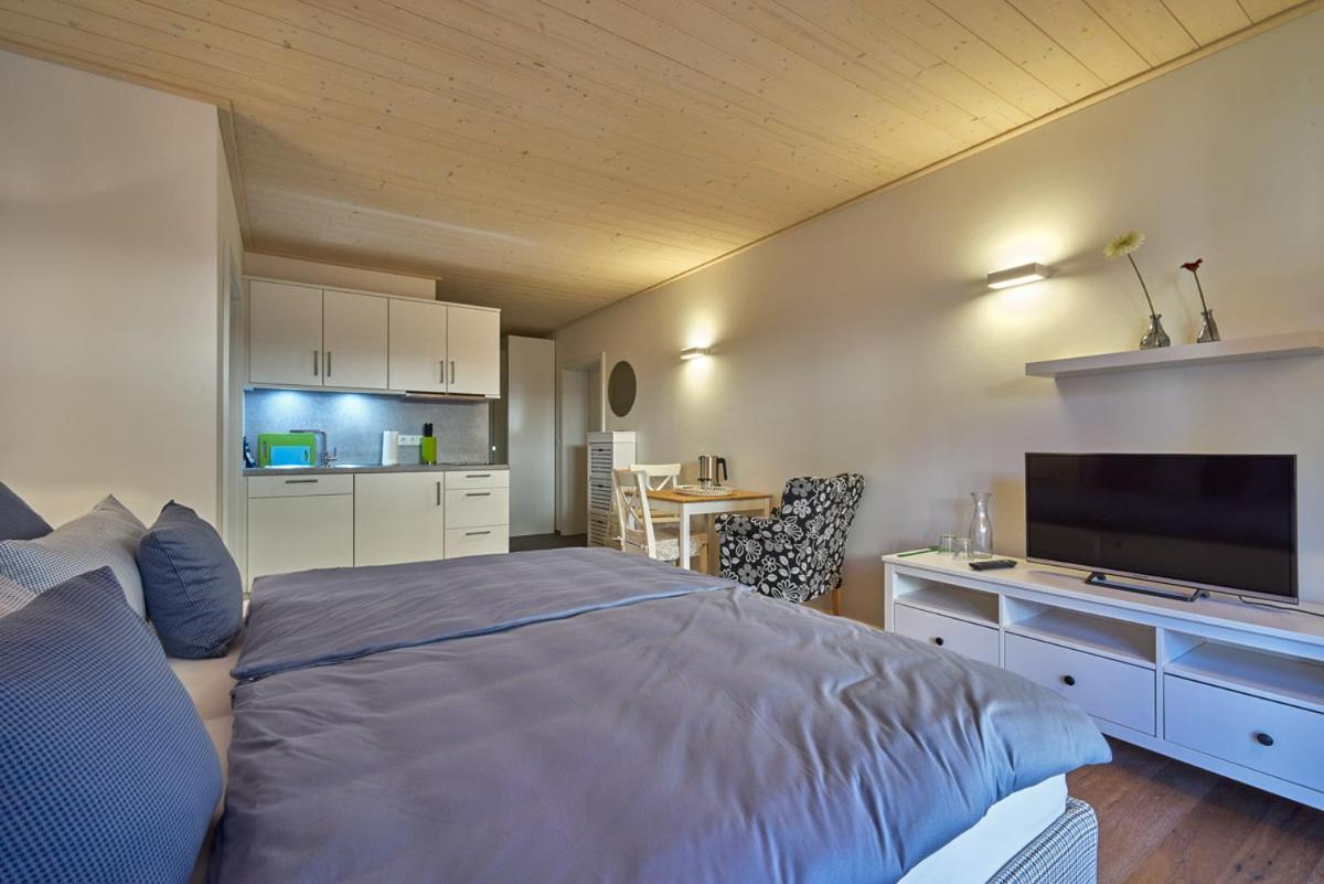 Küche/Küchenzeile in der Unterkunft Alb Appartements