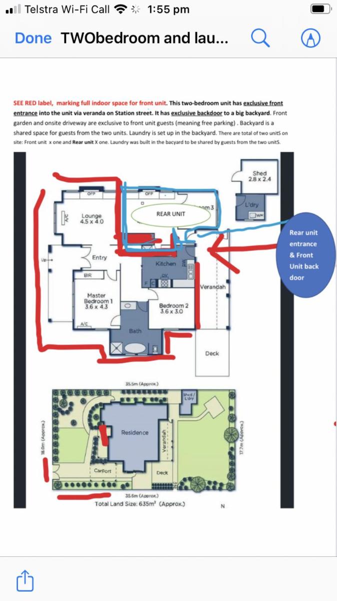 UnitA 2-bedroom unit Bigbackyard & your own driveway - Housity