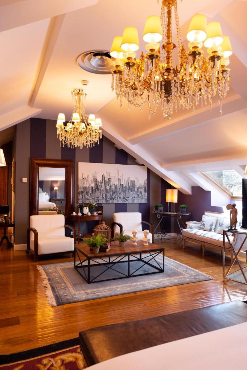 Zona de estar de A Quinta Da Auga Hotel Spa Relais & Chateaux