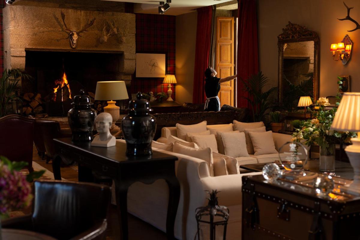 Zona de estar de A Quinta Da Auga Hotel Spa Relais & Chateaux