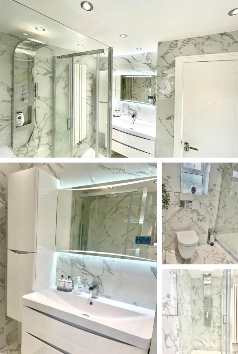 Stunning 1 bedroom + double sofa bed & jacuzzi near Train station - Housity